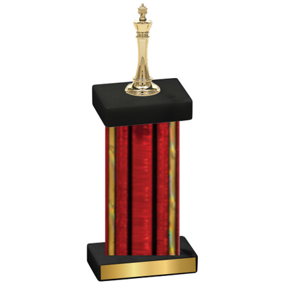 Single Red Glacier Chess Trophy