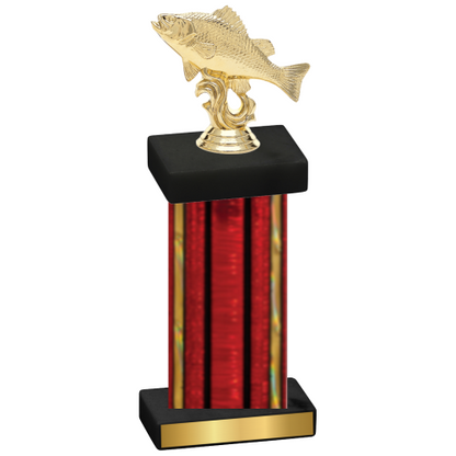 Single Red Glacier Fishing Trophy