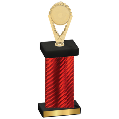 Single Red Carbon Fiber Insert Trophy