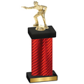 Single Red Carbon Fiber Shooter Trophy