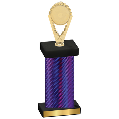 Single Purple Carbon Fiber Insert Trophy