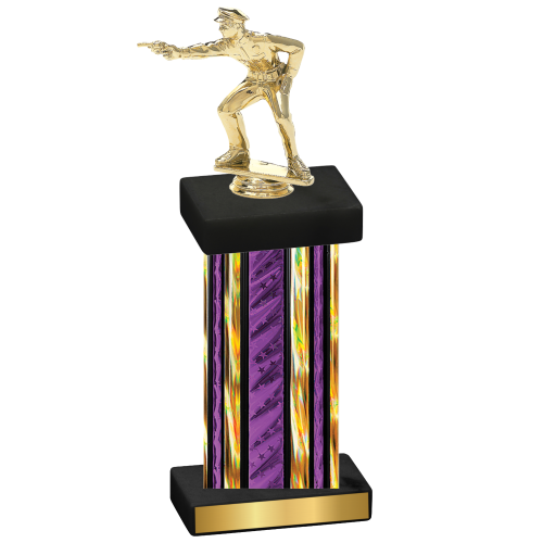 Single Purple Glacier Shooter Trophy