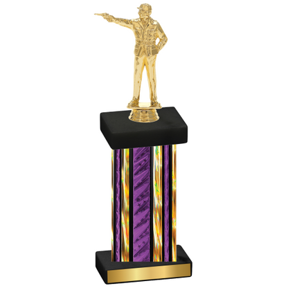 Single Purple Glacier Shooter Trophy