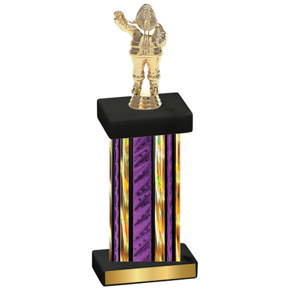Single Purple Glacier Holiday Trophy