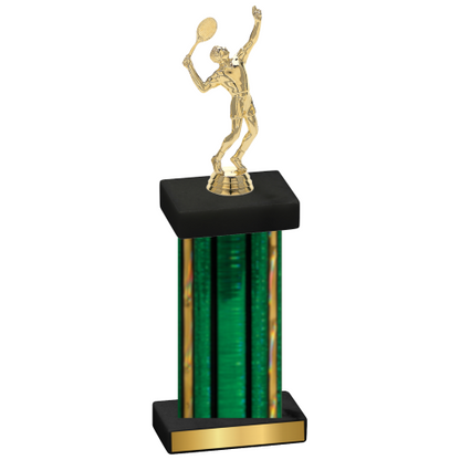 Single Green Glacier Tennis Trophy