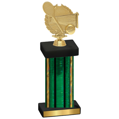 Single Green Glacier Tennis Trophy