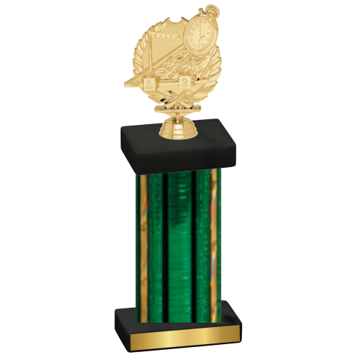 Single Green Glacier Swimming Trophy