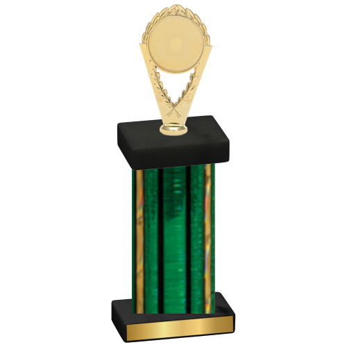 Single Green Glacier Insert Trophy