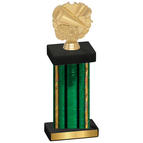 Single Green Glacier Cheerleading Trophy