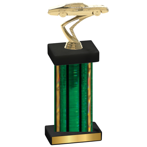 Single Green Glacier Cars Trophy