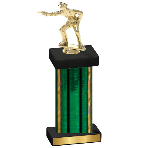 Single Green Glacier Shooter Trophy