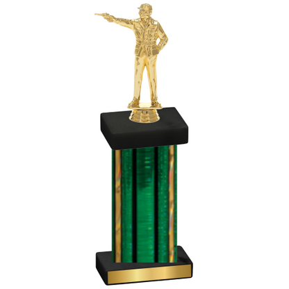 Single Green Glacier Shooter Trophy