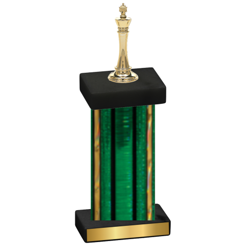 Single Green Glacier Chess Trophy