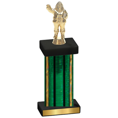 Single Green Glacier Holiday Trophy