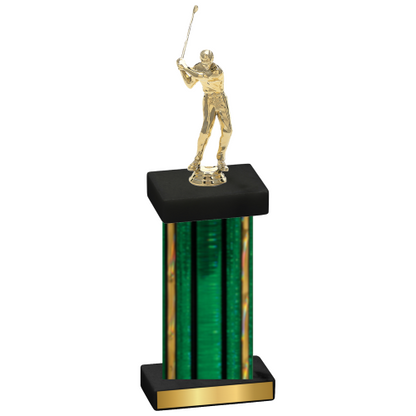 Single Green Glacier Golf Trophy