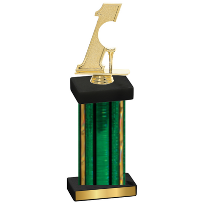 Single Green Glacier Golf Trophy