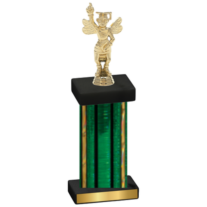 Single Green Glacier Academics Trophy