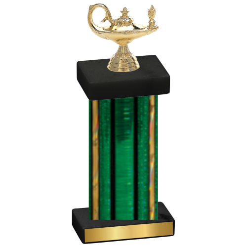 Single Green Glacier Academics Trophy