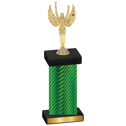 Single Green Carbon Fiber Victory Trophy