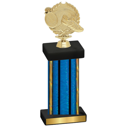 Single Blue Glacier Running Trophy