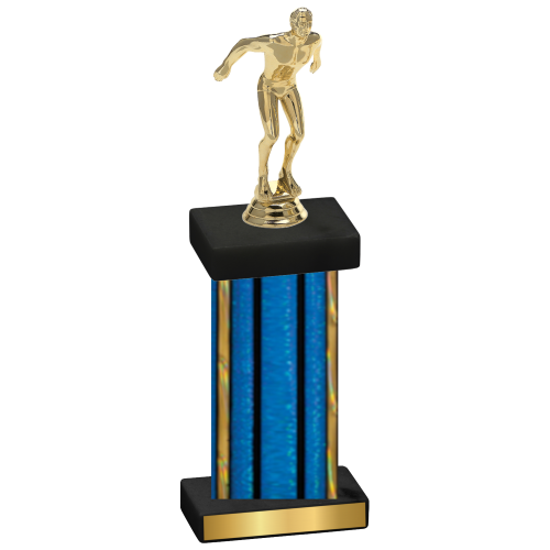 Single Blue Glacier Swimming Trophy