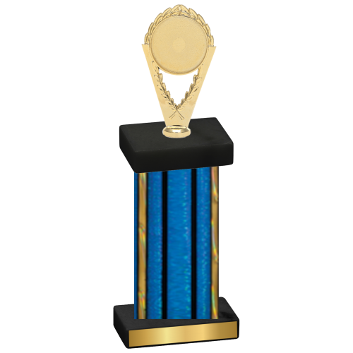 Single Blue Glacier Insert Trophy