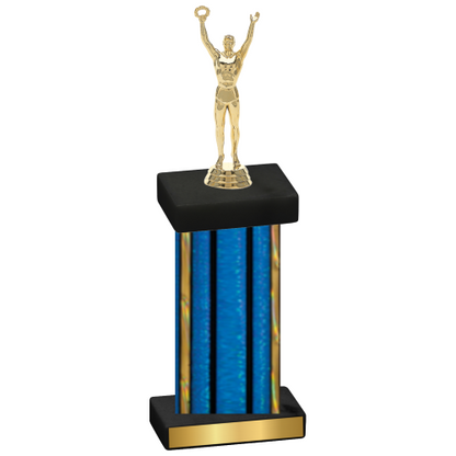 Single Blue Glacier Victory Trophy