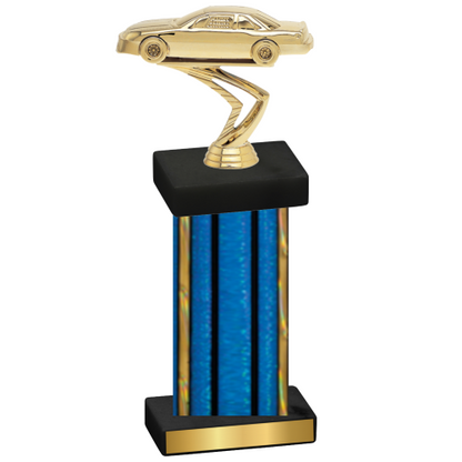 Single Blue Glacier Cars Trophy