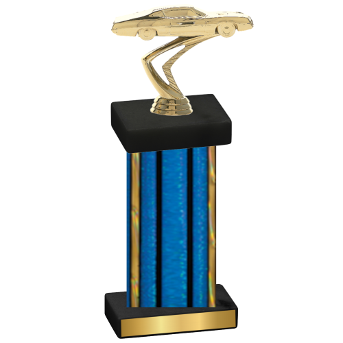 Single Blue Glacier Cars Trophy