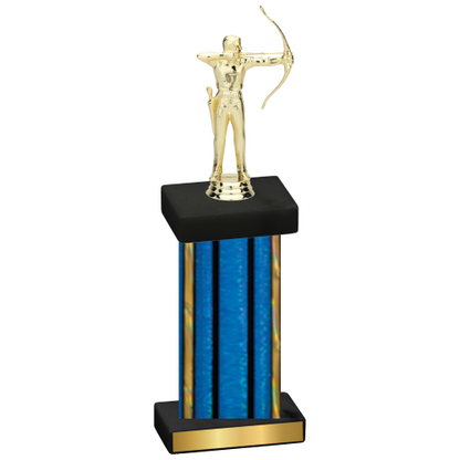 Single Blue Glacier Archery Trophy