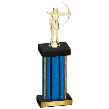 Single Blue Glacier Archery Trophy