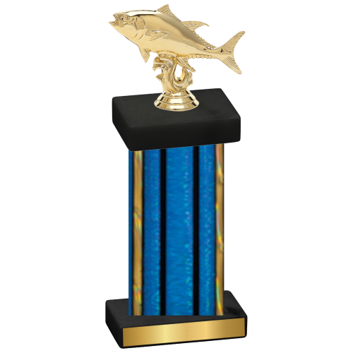 Single Blue Glacier Fishing Trophy