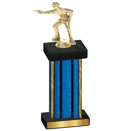 Single Blue Glacier Shooter Trophy