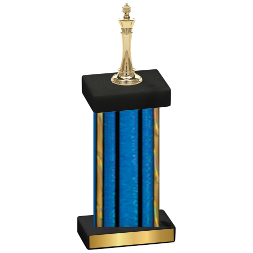 Single Blue Glacier Chess Trophy