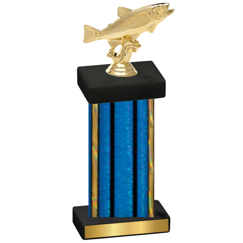 Single Blue Glacier Fishing Trophy