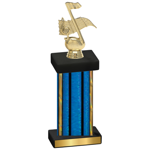 Single Blue Glacier Music Trophy