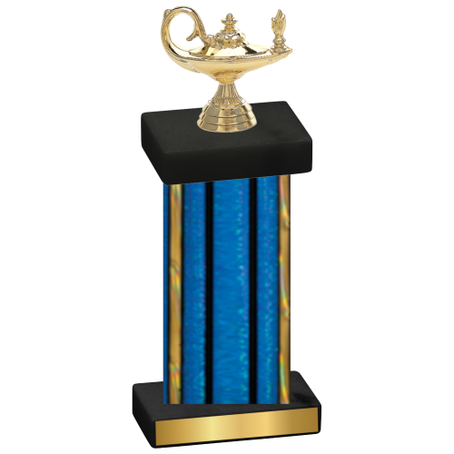 Single Blue Glacier Academics Trophy