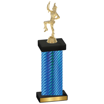 Single Blue Carbon Fiber Majorette Trophy