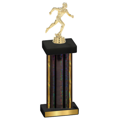 Single Black Glacier Running Trophy