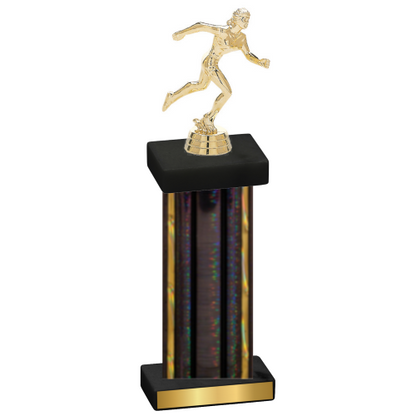 Single Black Glacier Running Trophy