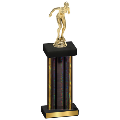 Single Black Glacier Tennis Trophy