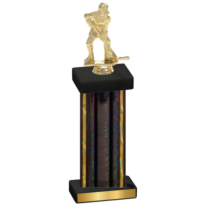 Single Black Glacier Hockey Trophy