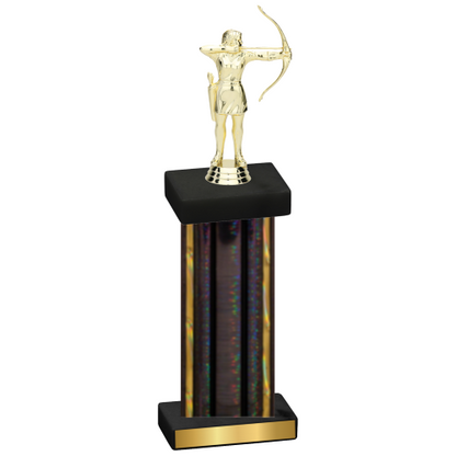 Single Black Glacier Archery Trophy