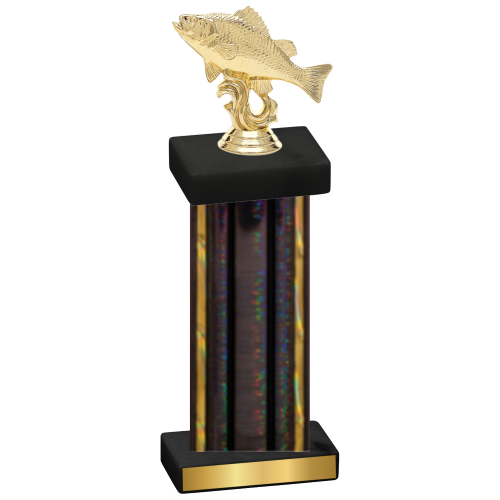 Single Black Glacier Fishing Trophy