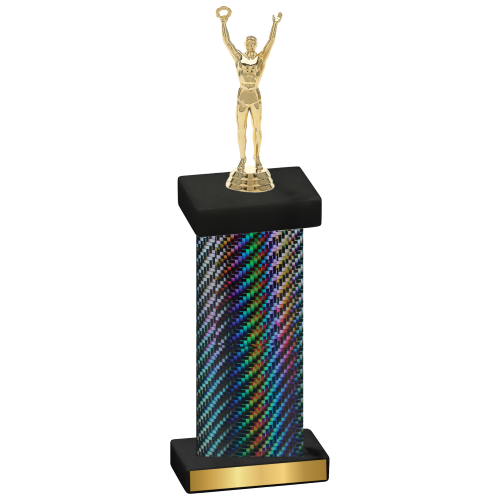 Single Black Carbon Fiber Victory Trophy