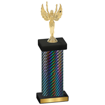 Single Black Carbon Fiber Victory Trophy