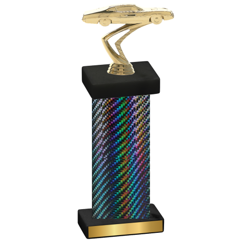 Single Black Carbon Fiber Cars Trophy