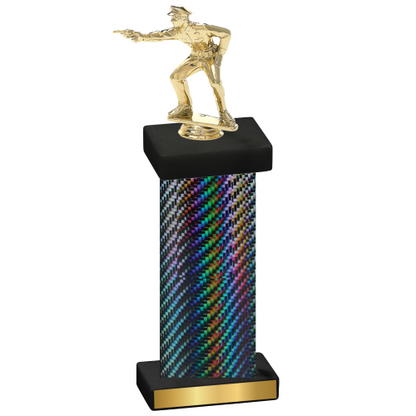 Single Black Carbon Fiber Shooter Trophy