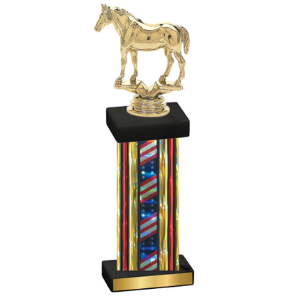 Single Flag USA Horses Trophy