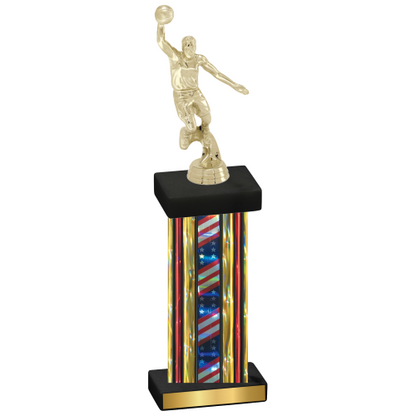 Single Flag USA Basketball Trophy